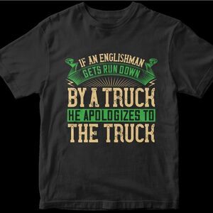 Englishman Truck Driver Gear Apparel CDL Trucker Short Sleeve Tshirt
